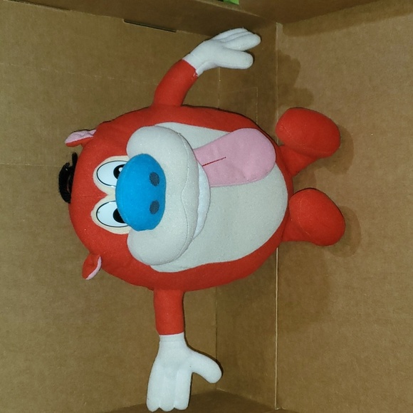 Nickelodeon Other - 2/$8 📺 1992 Stimpy Mattel plushie stuffed animal Nickelodeon